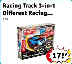 Kruidvat Racing Track 3-in-1 Different Racing Circuits Racebaan aanbieding