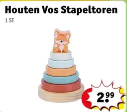 Kruidvat Houten Vos Stapeltoren aanbieding