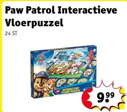 Kruidvat Paw Patrol Interactieve Vloerpuzzel aanbieding