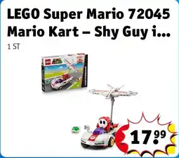 Kruidvat LEGO Super Mario 72045 Mario Kart – Shy Guy in de Vleugelflitser aanbieding