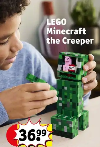 Kruidvat LEGO Minecraft the Creeper aanbieding