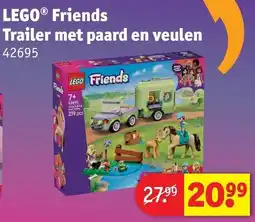 Kruidvat LEGO® Friends Trailer met paard en veulen aanbieding