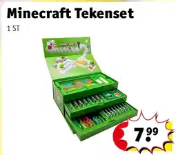 Kruidvat Minecraft Tekenset aanbieding