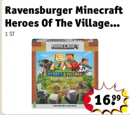 Kruidvat Ravensburger Minecraft Heroes Of The Village Junior aanbieding