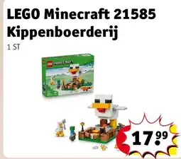 Kruidvat LEGO Minecraft 21585 Kippenboerderij aanbieding