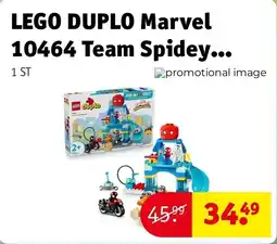 Kruidvat LEGO DUPLO Marvel 10464 Team Spidey Hoofdkwartier aanbieding