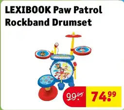 Kruidvat LEXIBOOK Paw Patrol Rockband Drumset aanbieding