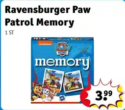 Kruidvat Ravensburger Paw Patrol Memory aanbieding