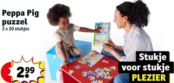 Kruidvat Peppa Pig puzzel aanbieding