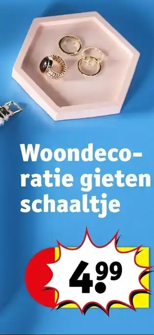 Kruidvat Woondecoratie gieten schaaltje aanbieding