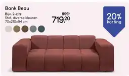 Leen Bakker Bank Beau aanbieding