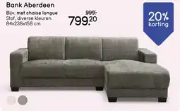 Leen Bakker Bank Aberdeen aanbieding