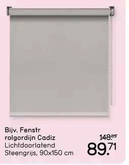 Leen Bakker Fenstr rolgordijn Cadiz aanbieding