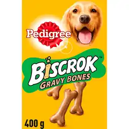 Jumbo Pedigree Biscrok Gravy Bones - Hondensnacks - 400 g aanbieding