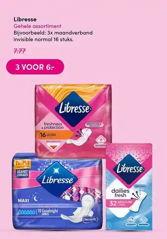 Drogisterij Visser Libresse aanbieding
