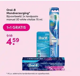 Drogisterij Visser Oral-b mondverzorging aanbieding