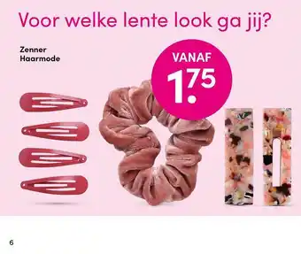 Drogisterij Visser Zenner haarmode aanbieding