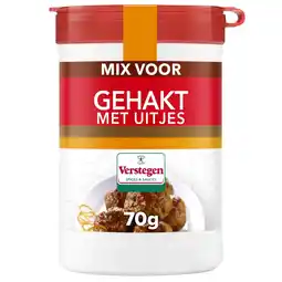 Albert Heijn Verstegen Kruidenmix voor gehakt met uitjes aanbieding