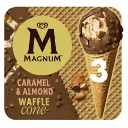Albert Heijn Magnum Caramel & almond waffle cone aanbieding