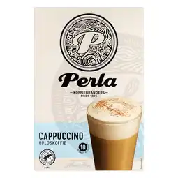 Albert Heijn Perla Huisblends Cappuccino oploskoffie aanbieding