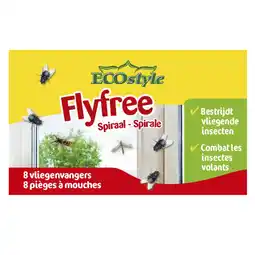 Albert Heijn ECOstyle Flyfree spiraal vliegenvangers aanbieding