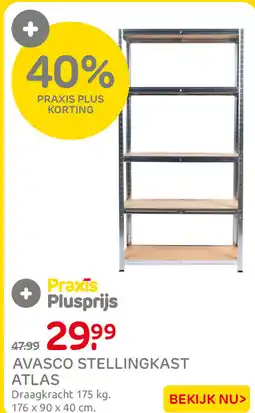 Praxis Avasco stellingkast atlas aanbieding
