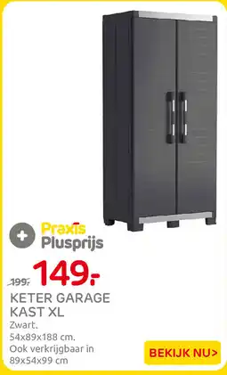 Praxis Keter garage kast xl aanbieding