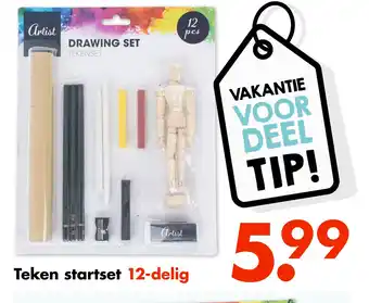 Wibra Teken startset 12-delig aanbieding