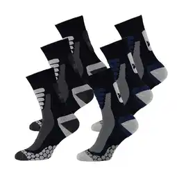 ANWB Xtreme 6 paar Wandelsokken Blauw aanbieding