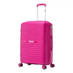 ANWB Blocktravel Anti breuk PP reiskoffer L TSA-slot 89 108L Roze aanbieding