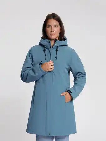 ANWB Travelin' Elinor Dames Softshell Jas Waterdicht Blauw aanbieding