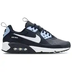 Foot Locker Nike Air Max 90 Sneakers Heren - Blauw - Maat 40 - Mesh/Synthetisch aanbieding