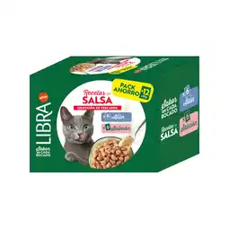 Zooplus Dubbelpak: 24x85g Libra Cat Selectie van vis in saus, zalm & tonijn, natvoer voor katten aanbieding