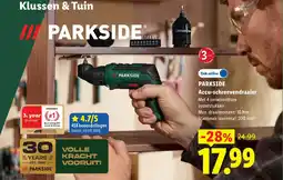 Lidl Parkside Accu-schroevendraaier aanbieding