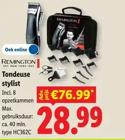 Lidl Remington Tondeuse stylist aanbieding