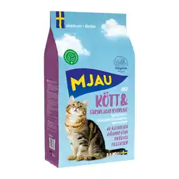 Zooplus Dubbelpak: 2x 3,5 kg Mjau Droogvoer met Vlees Kattenvoer droog aanbieding