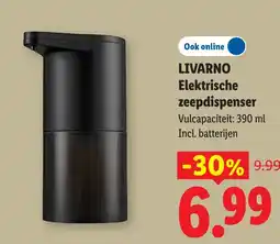 Lidl Livarno Elektrische zeepdispenser aanbieding