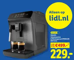 Lidl Alle Philips Volautomatisch koffiezetapparaat EP0824/00 800 Series aanbieding