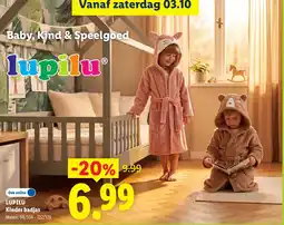Lidl Lupilu Kinder badjas aanbieding