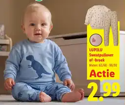Lidl Lupilu Sweatpullover of broek aanbieding