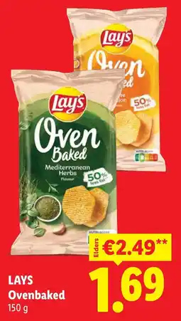 Lidl Lays Ovenbaked aanbieding