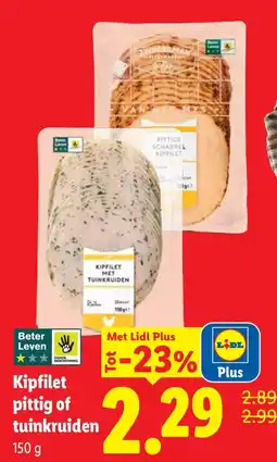 Lidl Kipfilet met tuinkruiden aanbieding