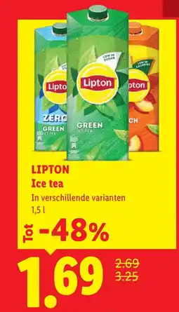 Lidl Lipton Ice tea aanbieding
