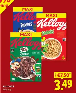 Lidl Kellogg's Maxi aanbieding