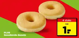 PLUS Plus Gesuikerde donuts aanbieding