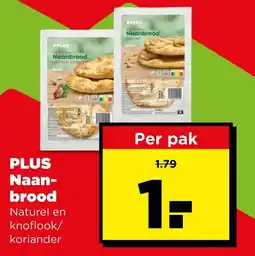 PLUS PLUS Naanbrood aanbieding