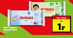 PLUS Alle Huggies Babydoekjes aanbieding