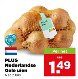 PLUS PLUS Nederlandse Gele uien aanbieding
