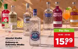 PLUS Absolut Wodka aanbieding