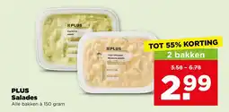 PLUS PLUS Salades aanbieding